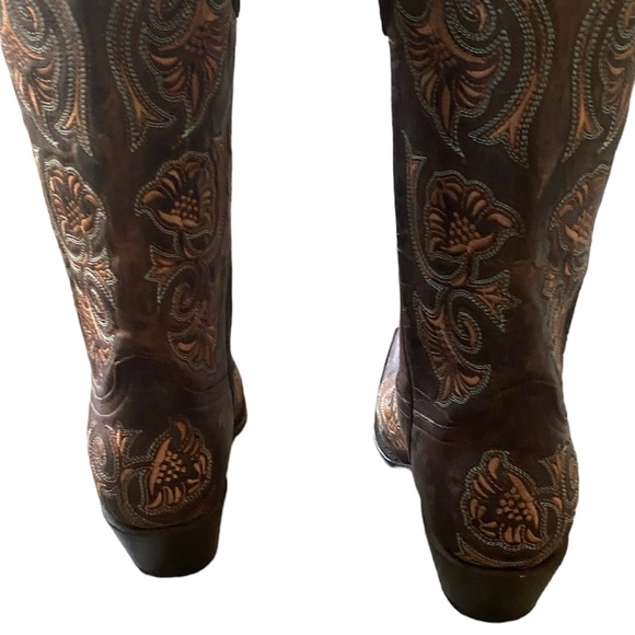 NWT women’s cowboy corral boots full stitch toe boots - Picture 3 of 16